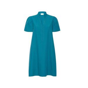 NWT Brochu Walker Cameron Mini Dress Womens XS Green Lagoon Short Sleeve NEW